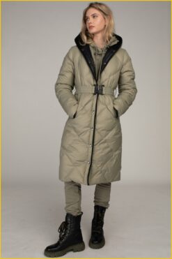 Moscow Dames Fanny reversible jas zwart en groen