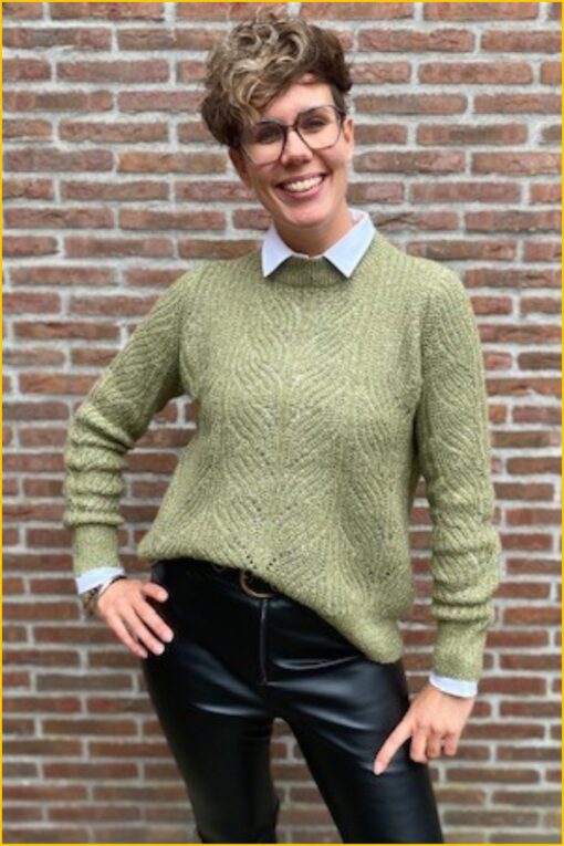 Object pullover objnova sage (groen)