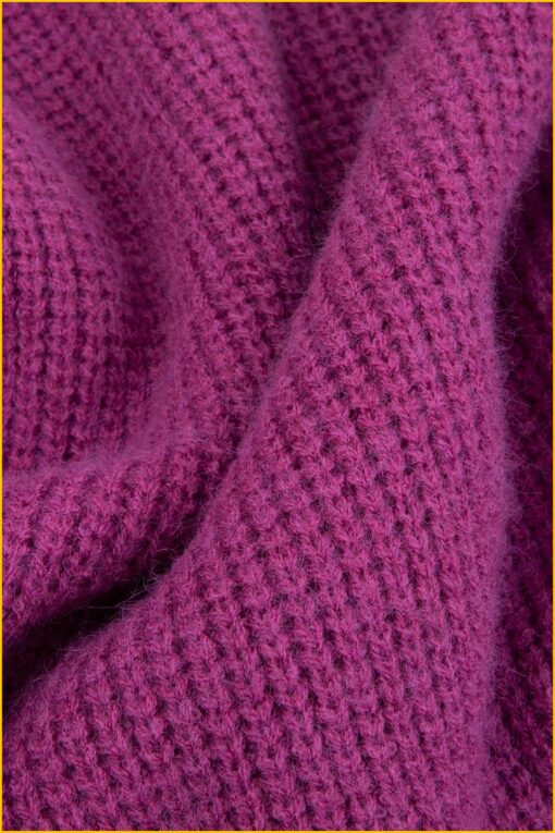 Knitted dress Jayna - YDE220027 purple - Afbeelding 2
