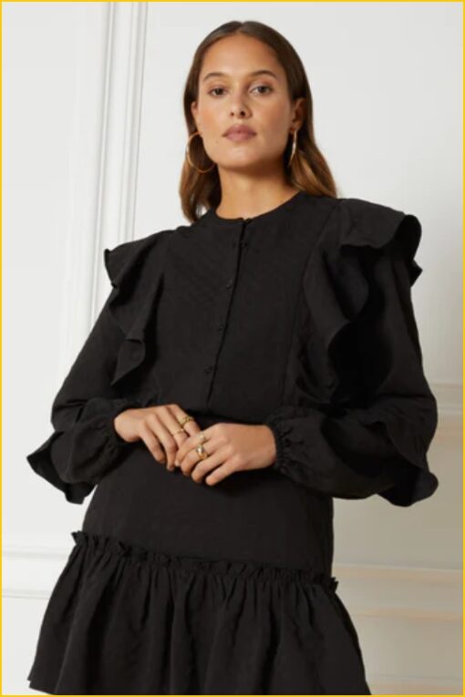 Refined Department Demi blouse black