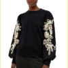 Object pullover objjoana l/s knit black