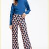 Marilon trousers - STU220068 big tiles multi color