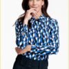 Studio Anneloes - Blouse Poppy blind diamond - STU220075 cobalt/night blue