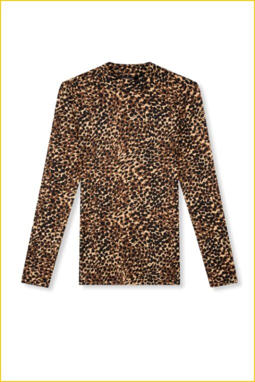 Refined Department - Knitted top Riley - REF220014 leopard