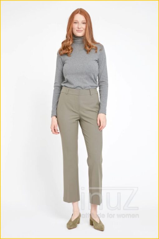 Broek Clara ankle 285 - FIU220003 smokey olive