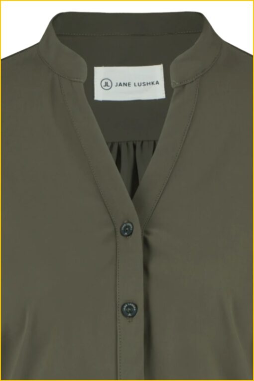 Jane Lushka - Blouse Bella - JAN220084 army - Afbeelding 2