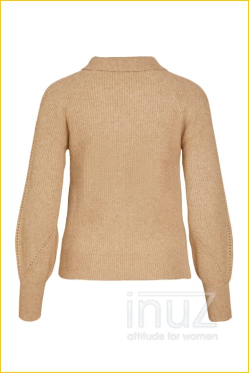 Trui OBJKILA -OBJ220036 camel - Afbeelding 2