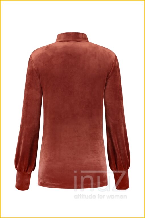 Coltrui velours -HEL210019 camel - Afbeelding 3