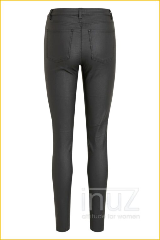 Coated broek -OBJ210137 zwart - Afbeelding 5