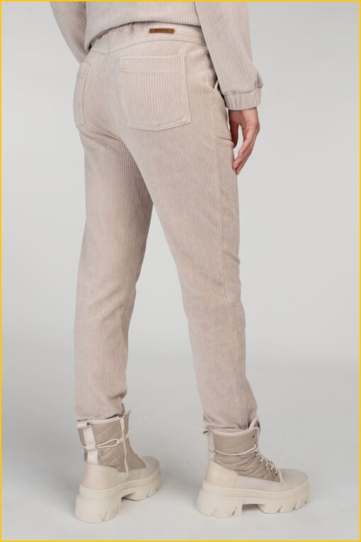 Broek Jordan - MOS220045 flax solid