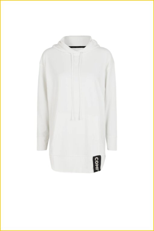 Comfy Copenhagen - Hoodie Calm Down - COM220009 off white