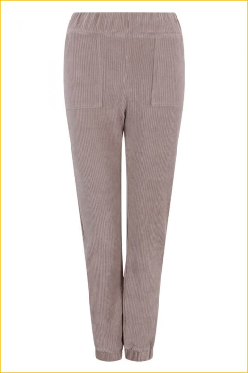 Broek Jordan - MOS220045 flax solid