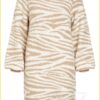 Jurk OBJEVE NONSIA -OBJ220028 beige print