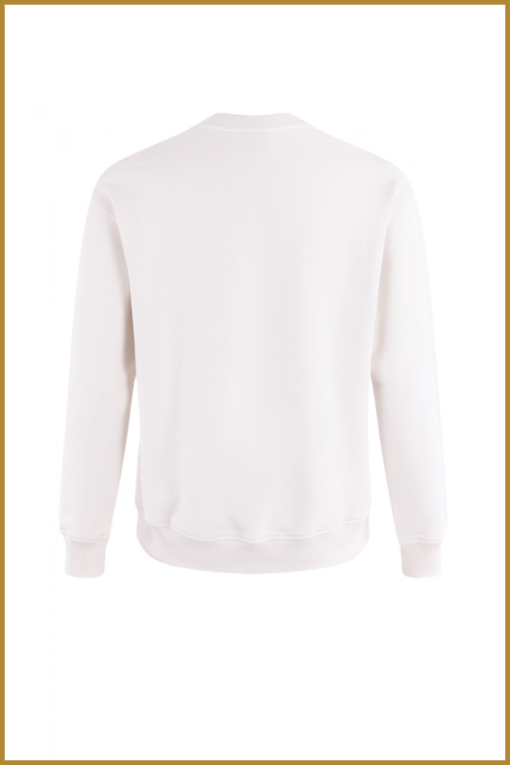 Moscow - Sweater logo - MOS230024 cream solid - Afbeelding 2