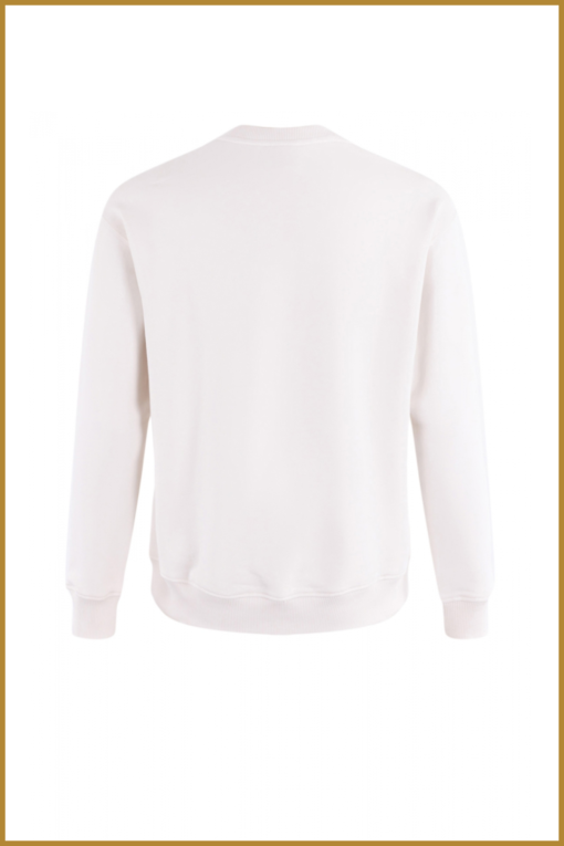 Moscow - Sweater logo - MOS230024 cream solid