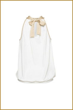 Alternative view of ZIP73 - Haltertop - ZIP230008 white/champagne