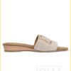 Babouche - Slipper met gesp suede - BAB220002 sand