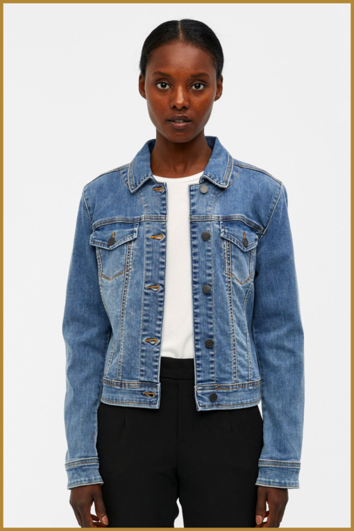 Object - OBJWIN Denim jacket - OBJ230035 medium blue