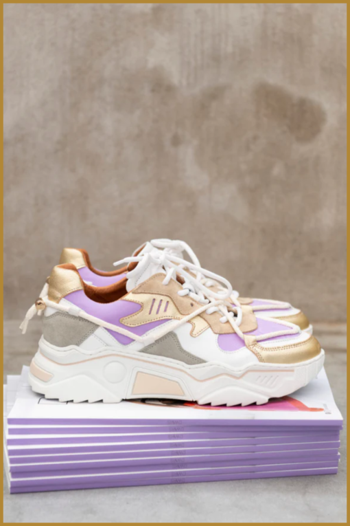 DWRS Label - Sneaker Jupiter - DWR220012 white / lila - Afbeelding 2