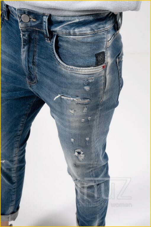 Jeans Leona -ERD220002 queen blue - Afbeelding 4
