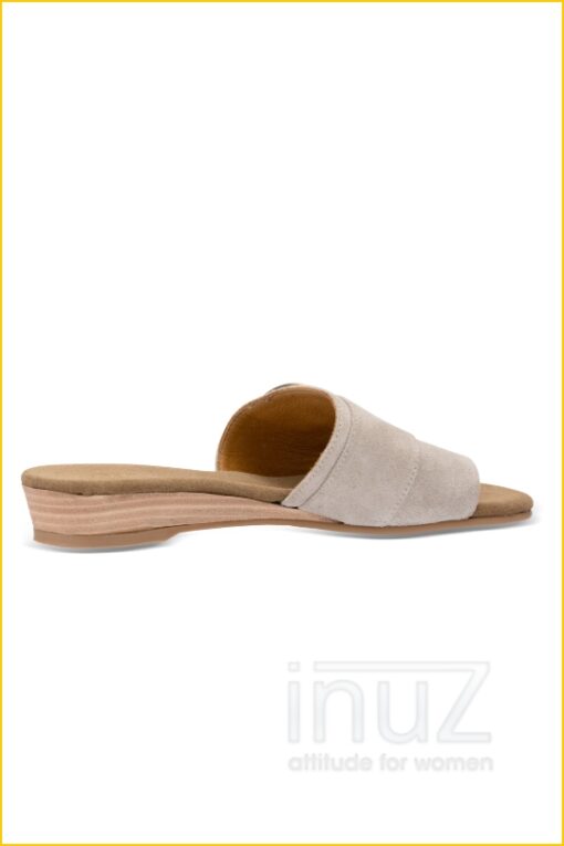 Babouche - Slipper met gesp suede - BAB220002 sand