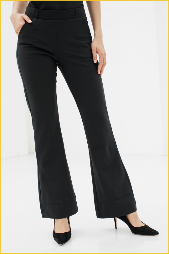 Studio Anneloes - Flair bonded trousers - STU220108 black