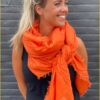 Sjaal integrity - REV220008 tangerine orange