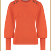 Studio Anneloes - Sasja button pullover - STU230003 orange
