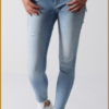 MOD -Sarah slim fit -MOD230003 ruffle blu