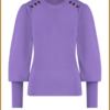 Studio Anneloes - Sasja button pullover - STU230002 purple