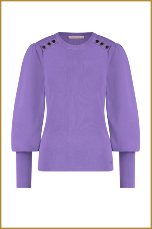 Studio Anneloes - Sasja button pullover - STU230002 purple