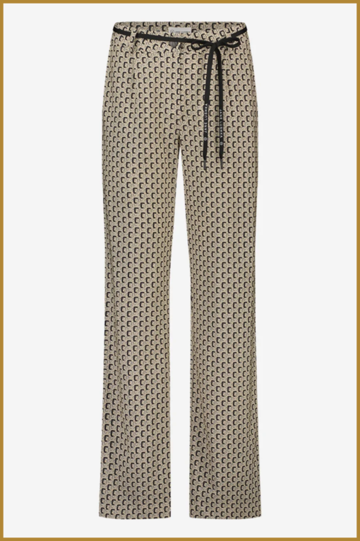 Pants Elada - JAN230021 black melange - Afbeelding 2