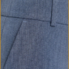 Broek Clara ankle - FIU230004 blue fusion
