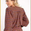 Studio Anneloes - Leslie diamond blouse - STU230006 orange/purple