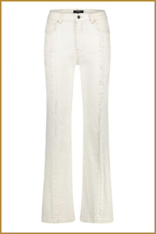 Freebird - Jeans Newport fringe - FRE230002 off white - Afbeelding 2