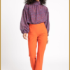 Studio Anneloes - Flair bonded trousers - STU230004 orange
