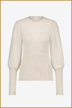 Alternative view of Pullover Chelsea - JAN230010 creme
