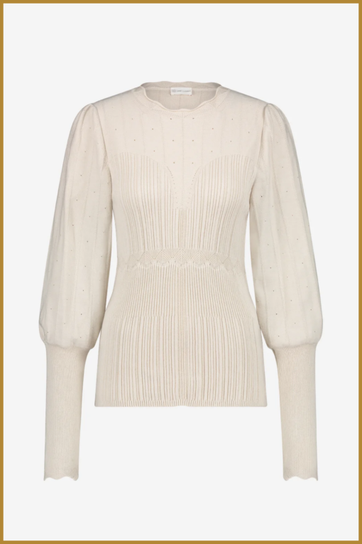 Pullover Chelsea - JAN230010 creme - Afbeelding 2