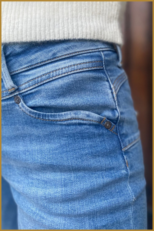 MOD- Ellen skinny -MOD230001 raking blu - Afbeelding 2