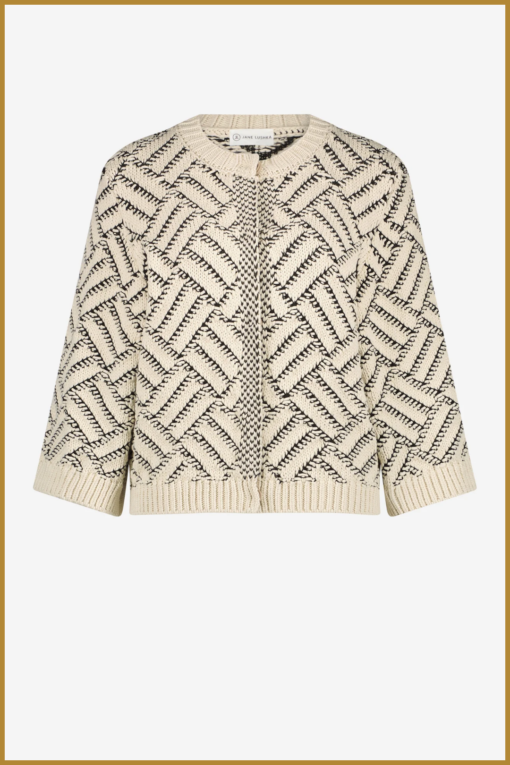 Cardigan - JAN230008 beige - Afbeelding 2