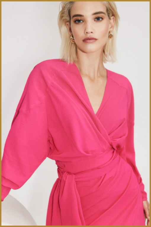 Freebird - Dress Kolette - FRE230003 hot pink - Afbeelding 2
