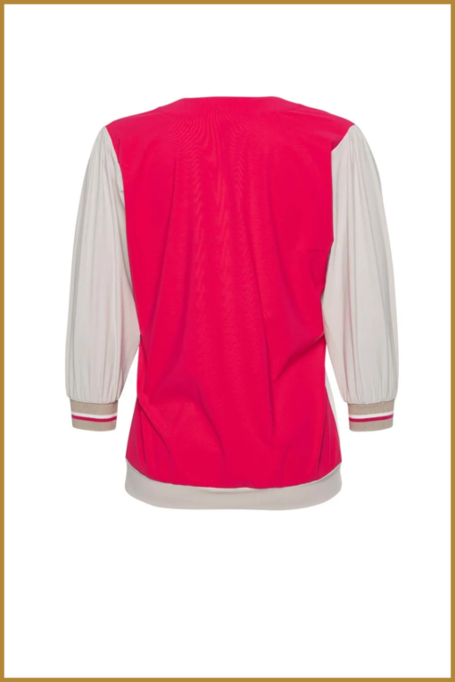 ZIP73 - Top 73 - ZIP230003 sand/framboos - Afbeelding 2