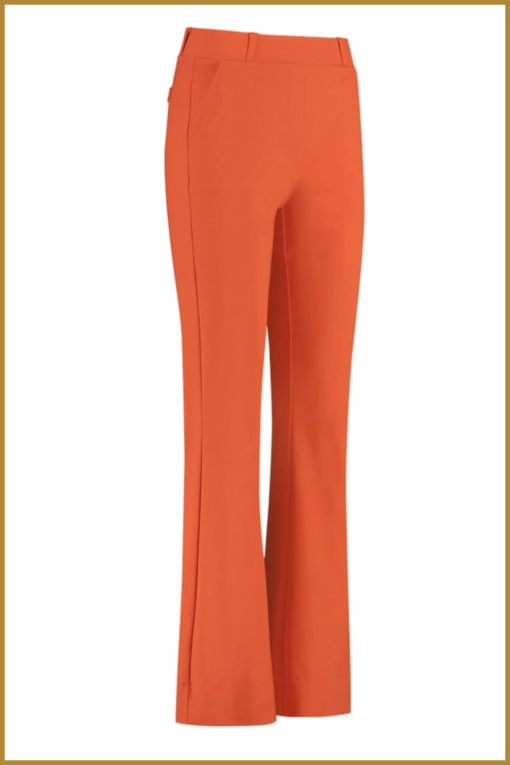 Studio Anneloes - Flair bonded trousers - STU230004 orange