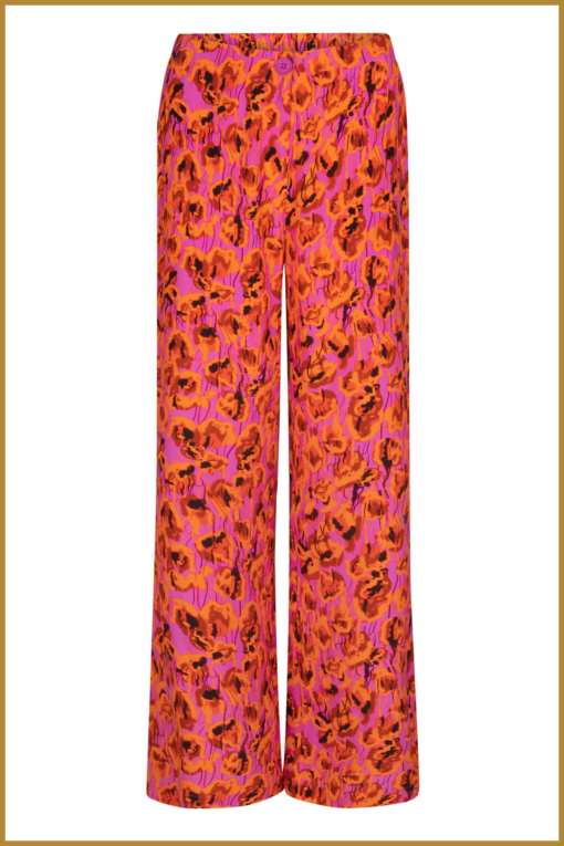 Ydence - Pants Jenn - YDE230011 purple flower