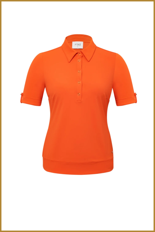 Aime Balance - Polo Mos - AIM230011 coral