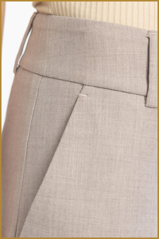 Broek Clara - FIU230003 oak melange - Afbeelding 4