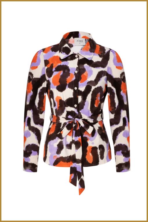 Aime Balance - Blouse Gaya - AIM230002 lennoir print - Afbeelding 2