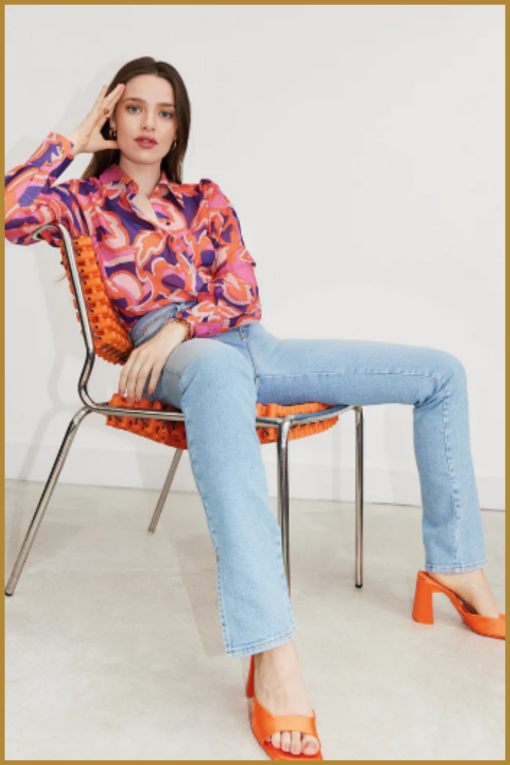 Freebird - Shirt Jemmy - FRE230008 bright pink - Afbeelding 2