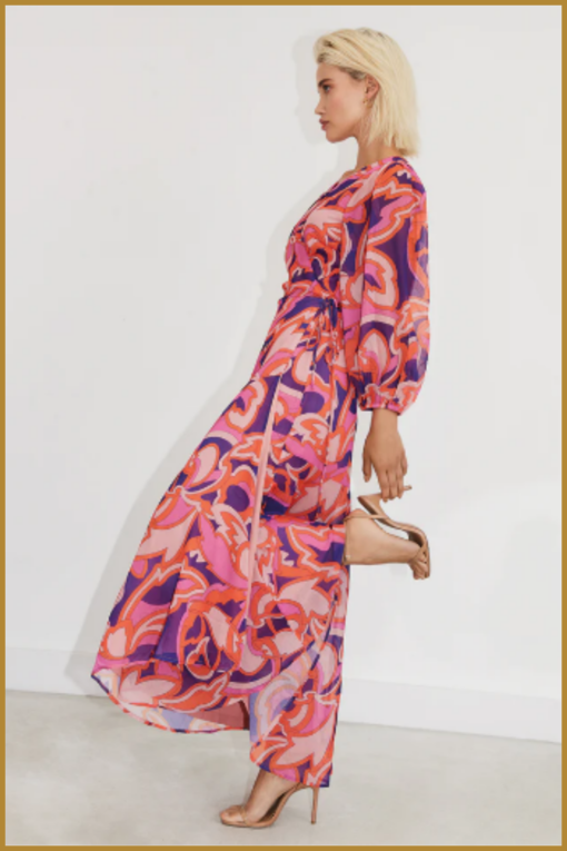 Freebird - Dress Belia - FRE230006 bright pink - Afbeelding 2
