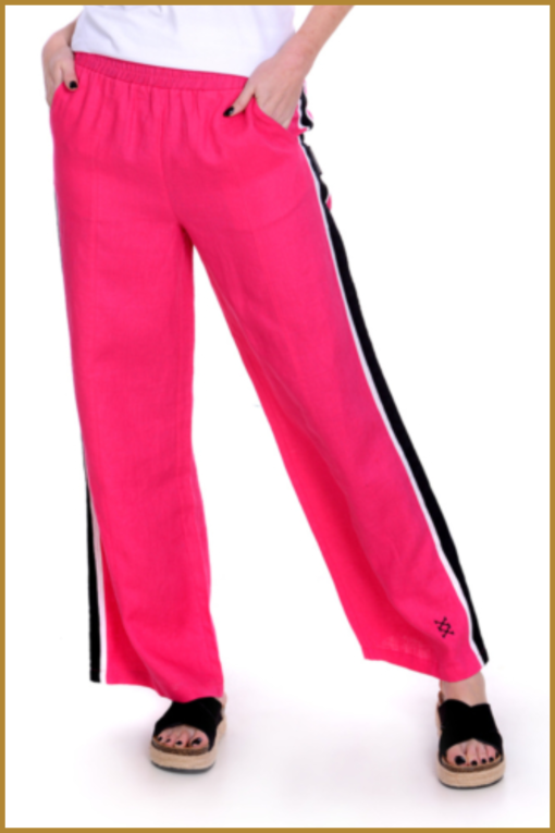 Sneakerdresses - Pants linnen - SNE230012 pink
